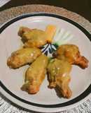 Alitas de pollo en salsa habanero con mango. #Freir1