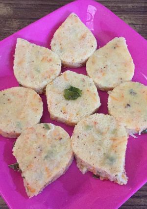 A picture of Vegetables dhokla.