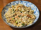 黑胡椒炒蟹味棒蔥蛋