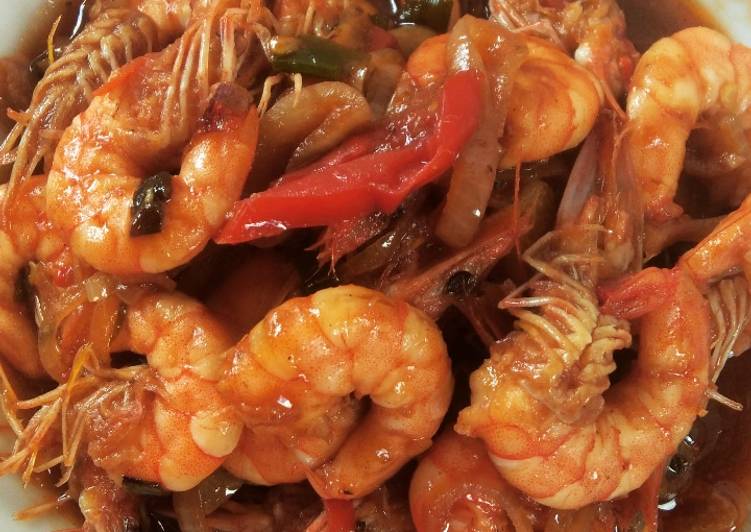 Masakan Populer Udang Asam Manis Lombok Ala Warung