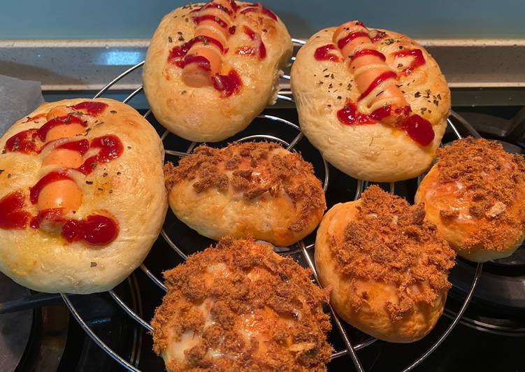 Langkah Mudah untuk Menyiapkan Roti dengan cara Water roux Tang Zhong Bread Maker, Lezat Sekali