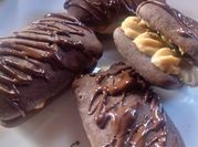 Una foto de chocotorta alfajor