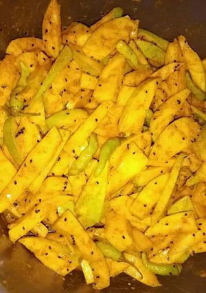 صورة لوصفة بطاطا وفلفل مجمر على نار 🔥