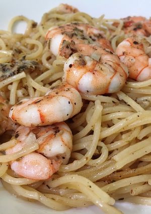 Foto resep Udang Aglio Olio Gampang