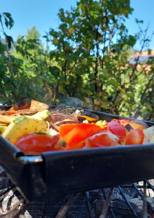 Une photo de Légumes du soleil au barbecue