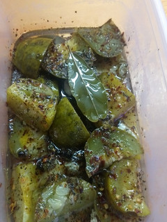 Una foto de Zapallitos en escabeche