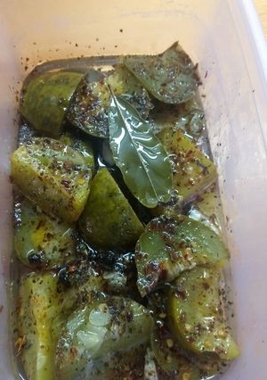 Una foto de Zapallitos en escabeche