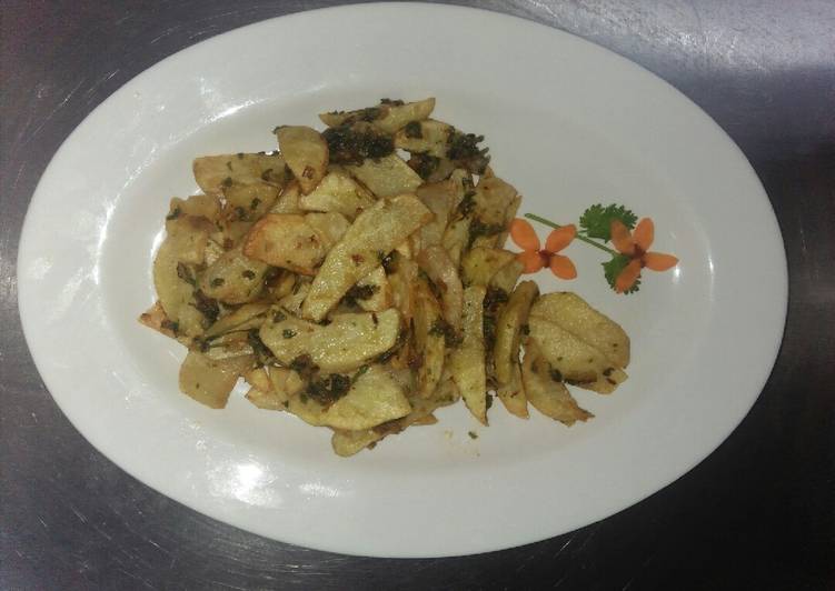 Recipe of Quick Garlic chips