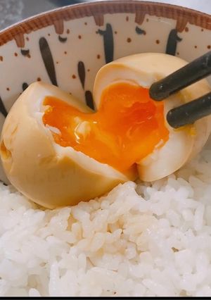 Hình của món Trứng ngâm tương.