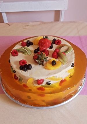 Una foto de Pastel encapsulado