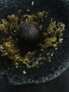 Una foto de Salsa de chile habanero asado muy picante. México