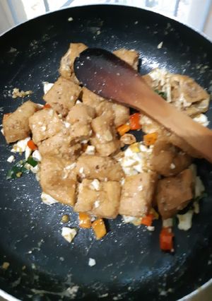 Foto resep Tahu telur asin