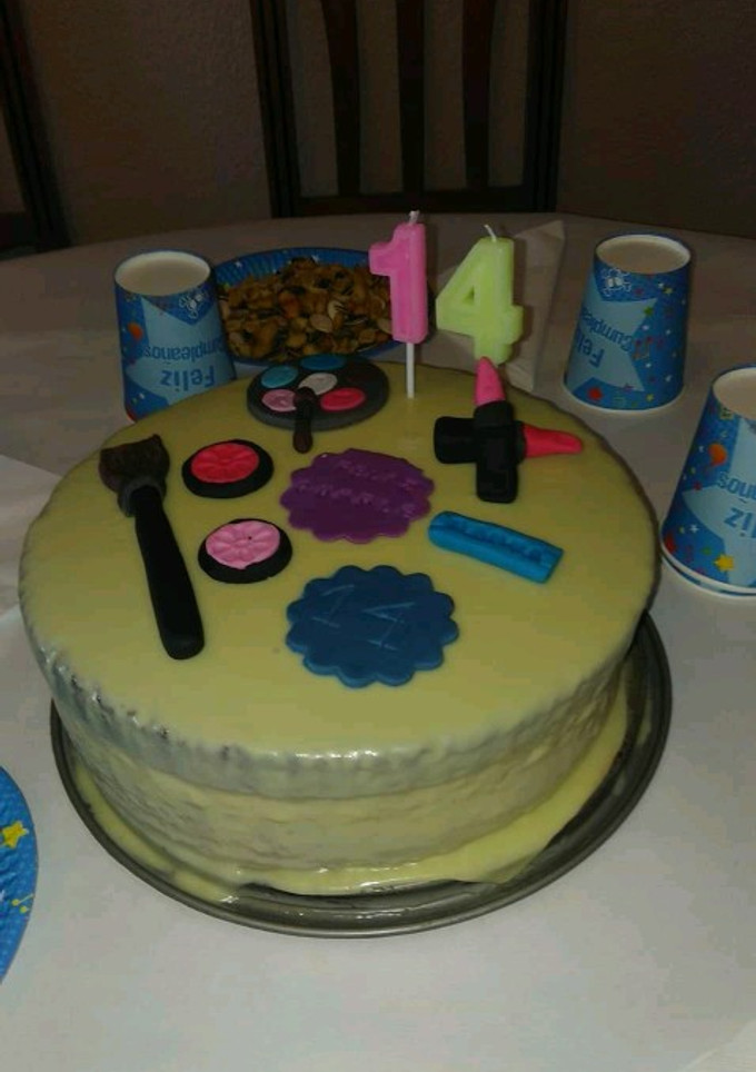 Una foto de Tarta con natillas