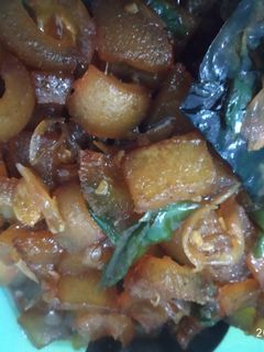 Foto resep Tumis kikil cabai hijau