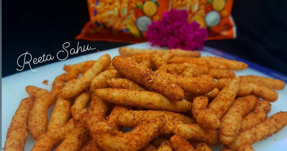 लेफ्टोवर राइस क्रिस्पी कुरकुरे (Leftover rice crispy Kurkure recipe in