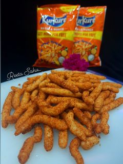 लेफ्टोवर राइस क्रिस्पी कुरकुरे (Leftover rice crispy Kurkure recipe in hindi) रेसिपी मुख्य फोटो