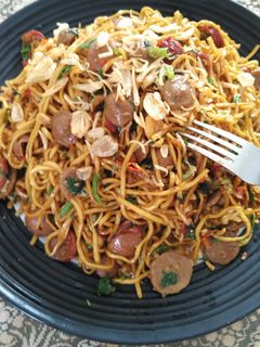 Foto resep Mie Goreng Seafood dan Sosis