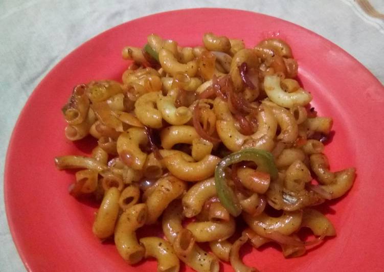 Recipe of Homemade Veg Spicy Macaroni