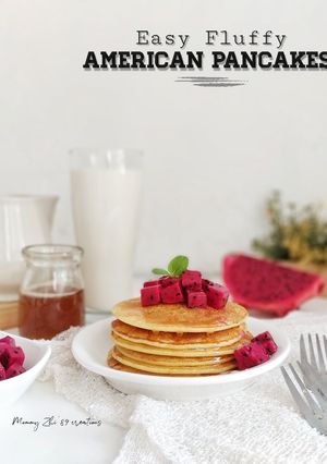 Foto resep Easy Fluffy American Pancakes