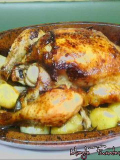 Una foto de Pollo al horno a mi manera