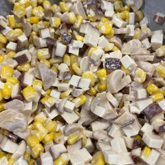 A picture of Corn Tofu Salad (vegetarian).