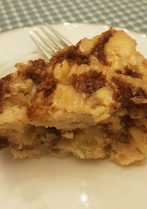 Una foto de Pastel de manzana con yogurt