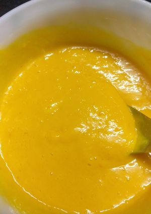 बिना चीनी का मैंगो आइसक्रीम(bina cheeni ka mango icecream recipe in hindi) रेसिपी मुख्य फोटो