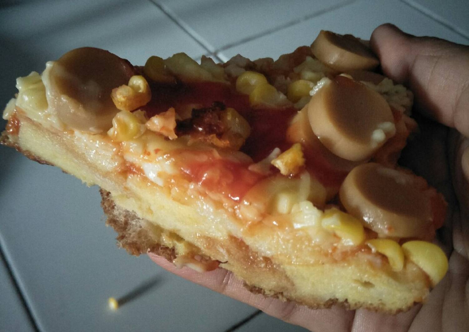  Resep  Pizza roti  tawar toping jagung  tanpa oven dan tanpa 