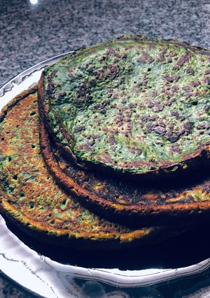 Una foto de Panqueques de espinaca🥬