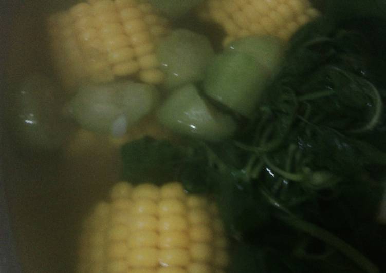 Resep: Makan di DimeBening Bayam Jagung Manis