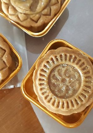 Foto resep Mooncake Almond paste