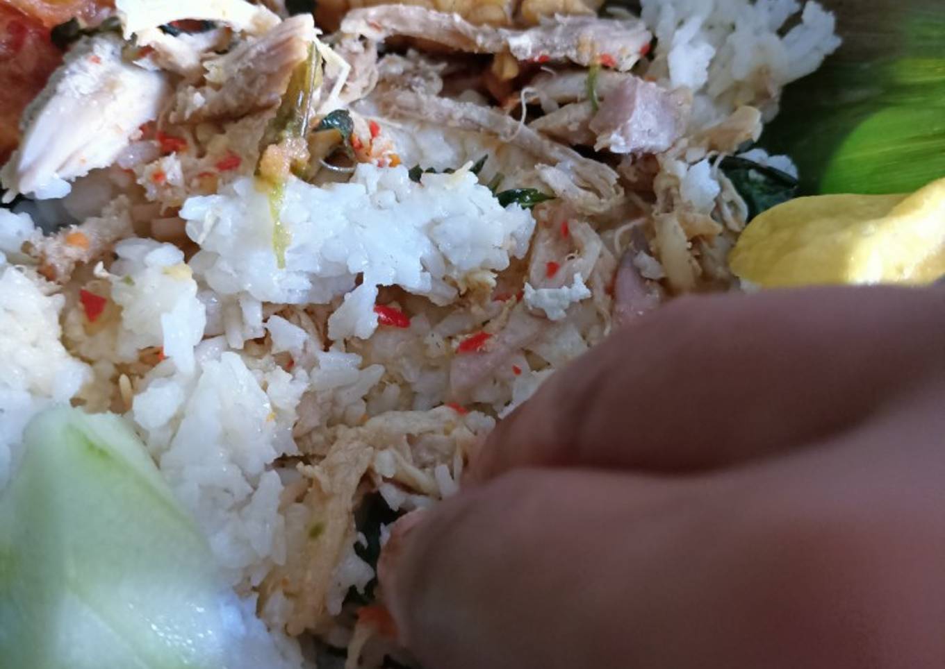 Nasi Bakar Ayam Suwir