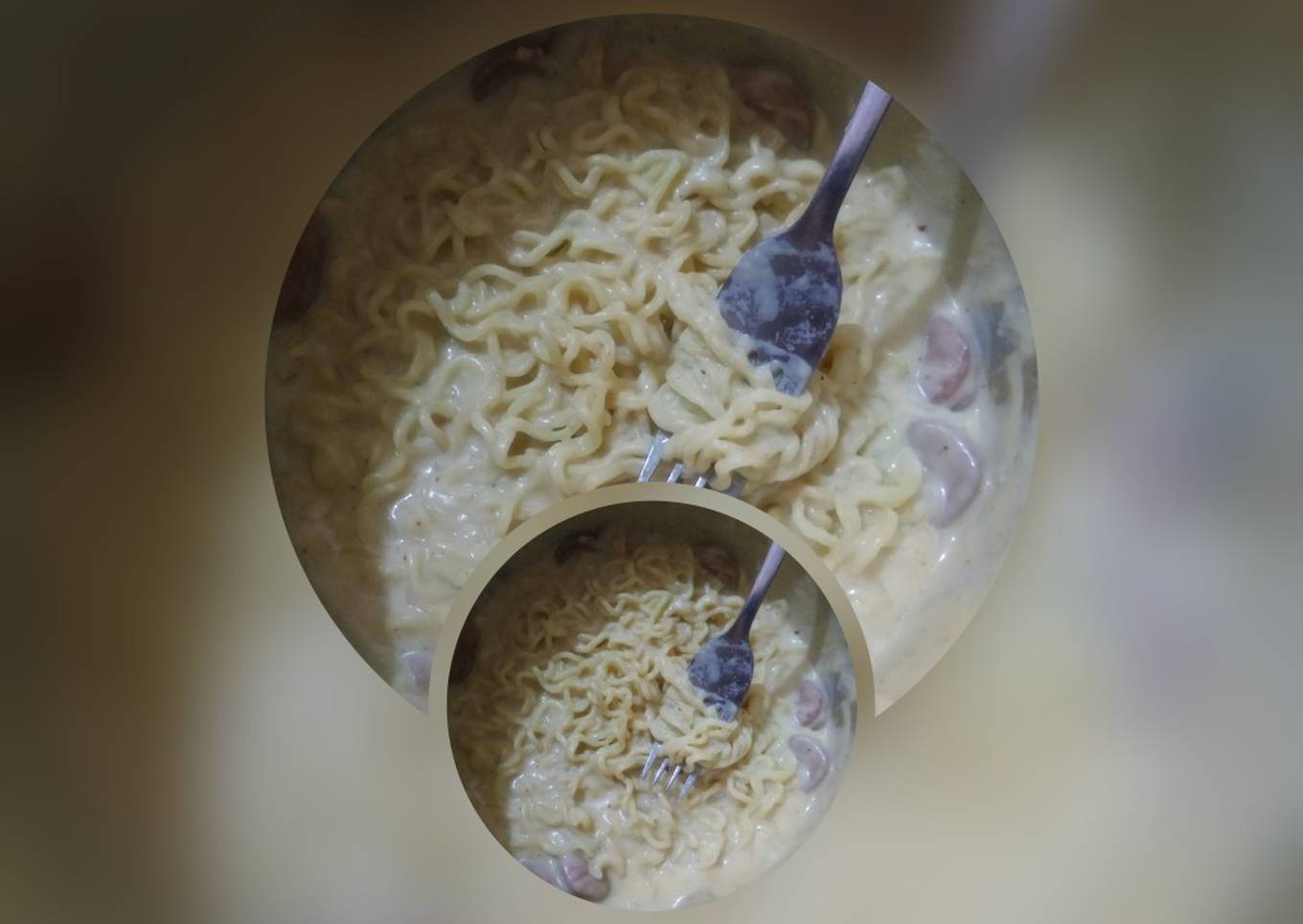 Mie carbonara