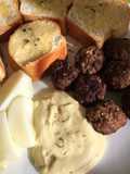Meatball & Hollandaise Sauce