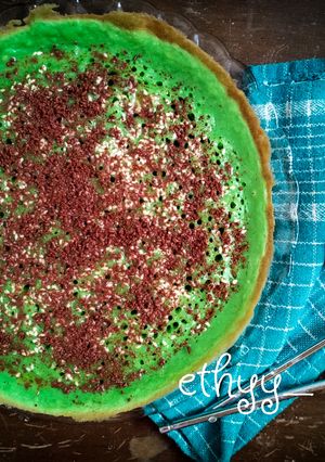 Foto resep Martabak manis (teflon) coklat wijen pandan