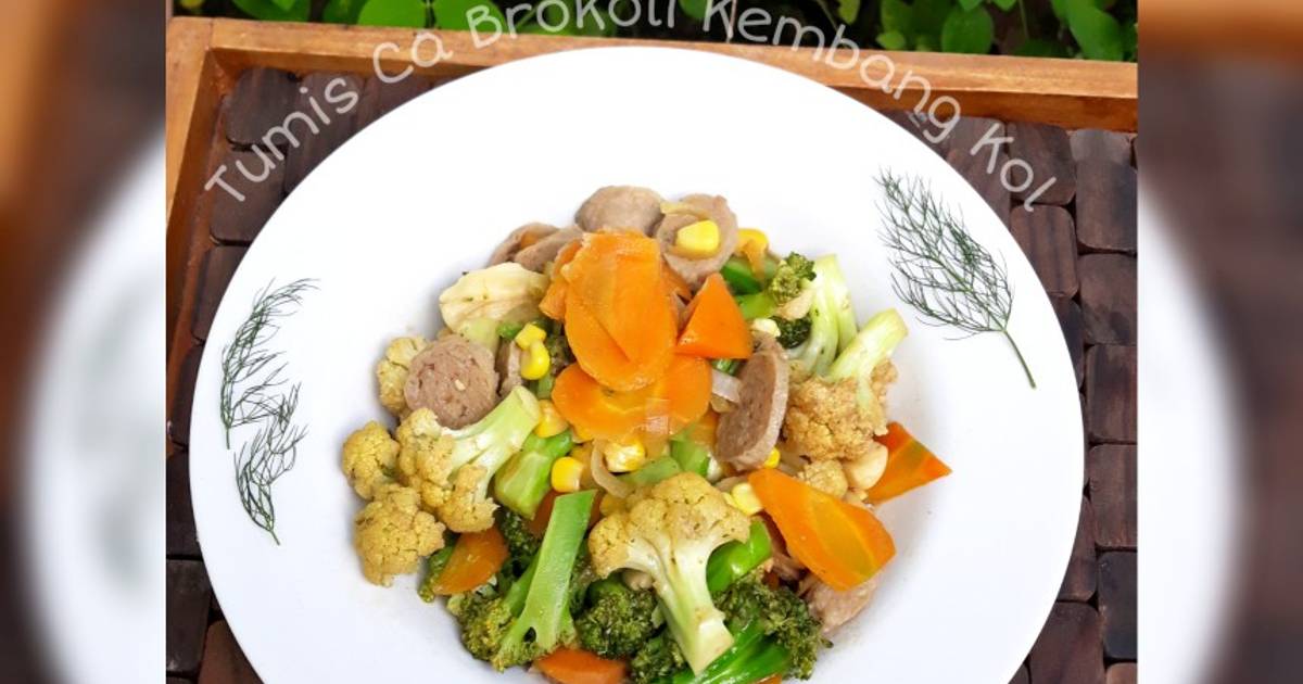 Resep Ca Brokoli Kembang Kol Oleh Fani Eka N Cookpad