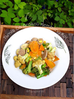 Foto resep Ca Brokoli Kembang Kol