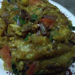 A picture of Baingan Ka bharta.
