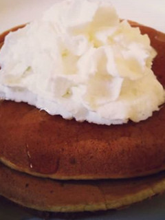 Una foto de Keto pancakes, hot cakes, low carb, sin azúcar, bajo en carbohidratos
