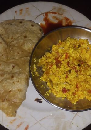 A picture of Paneer Bhurji.