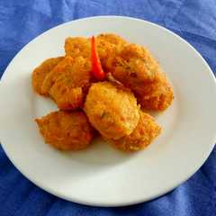 A picture of Perkedel Tahu Wortel.