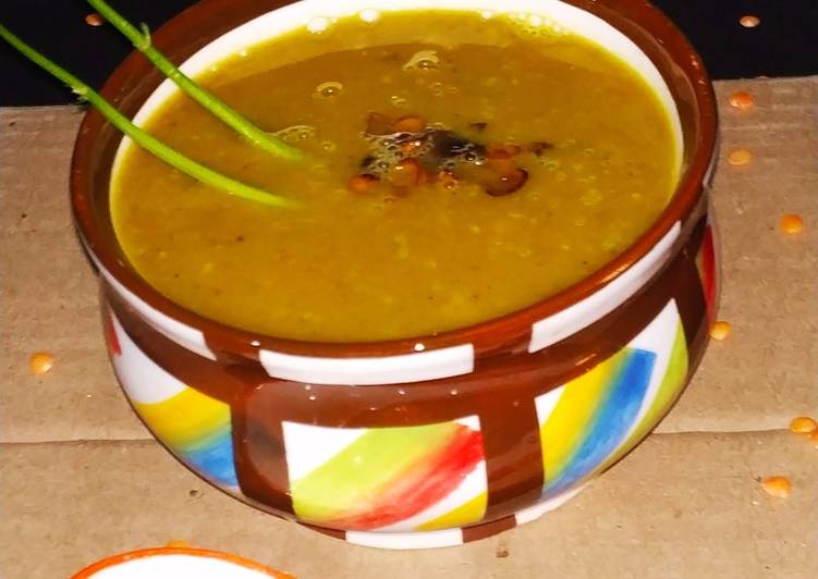 How to Make Homemade Masoor Dal Soup