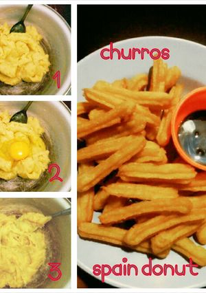 Foto resep churros (donat spanyol)