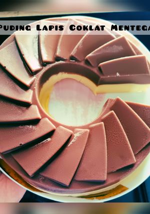 Foto resep Puding Lapis Coklat Mentega