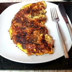 A picture of My full Breakfast Omelette. 👍.