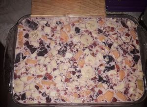 Una foto de Postre de fruta
