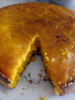 Una foto de Torta de zanahoria sin horno