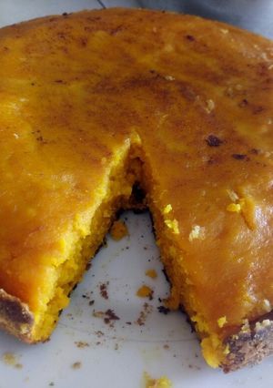 Una foto de Torta de zanahoria sin horno