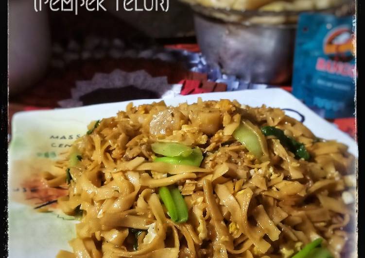 Cara memasak Kwetiau Goreng Pempek & Telur , Menggugah Selera