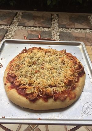 Foto resep Easy homemade pizza